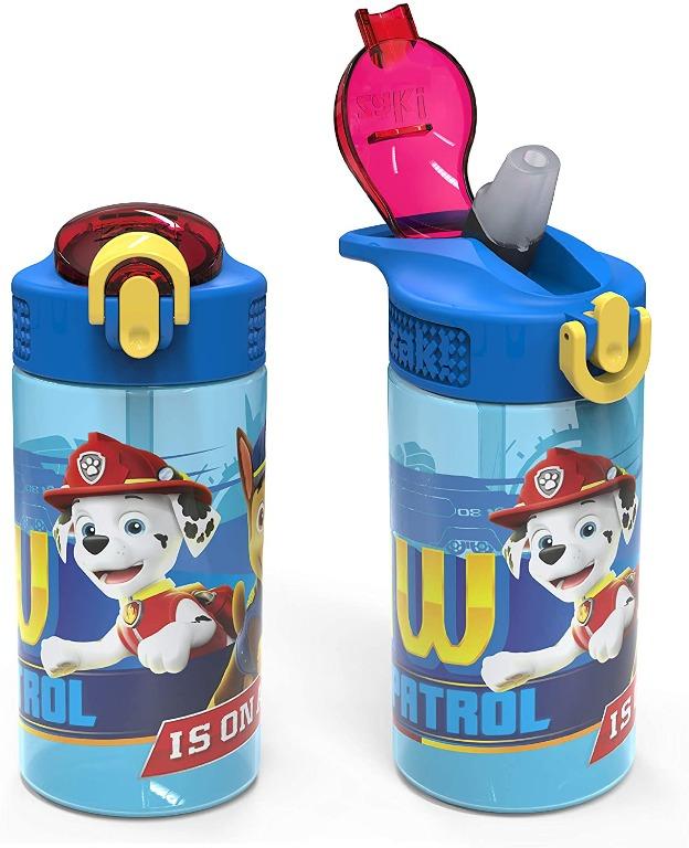  Zak Designs PAW Patrol Kelso Tumbler Set, Leak-Proof Screw-On  Lid with Straw, Bundle for Kids Includes Plastic and Stainless Steel Cups  with Additional Sipper (Paw Patrol- 3pc)15 fl oz : Baby