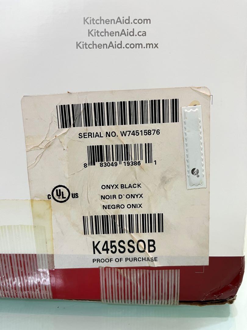 KitchenAid mixer new (USA voltage), TV & Home Appliances, Kitchen