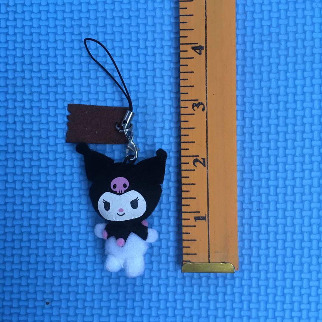 KUROMI MiniPlush Phone Charm, Hobbies & Toys, Toys & Games on Carousell