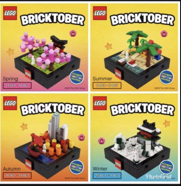 LEGO Bricktober 2019 full set Hobbies Toys Toys Games on