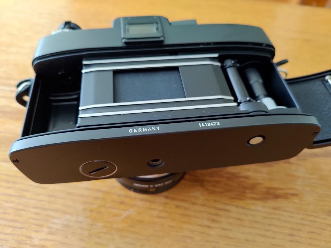 Leica Leicaflex SL2 film camera with Summicron 50/2 and hood and Series VI orange filter, 攝影器材