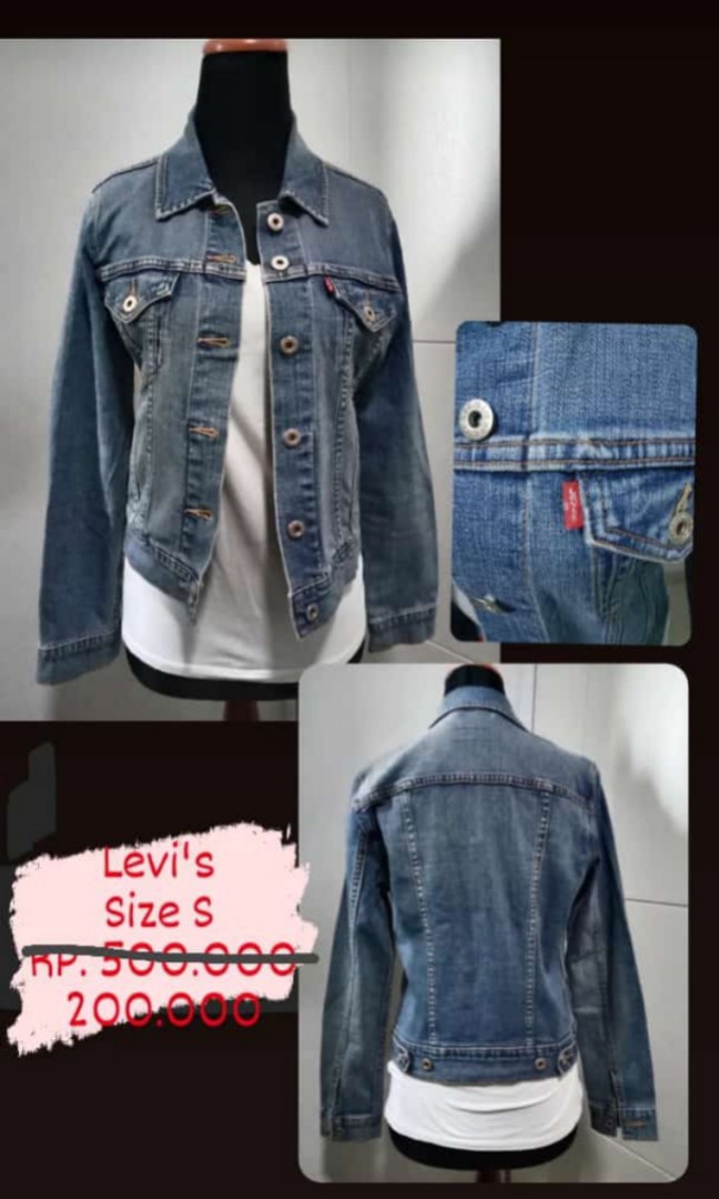 Levi's jacket jeans original, Fesyen 