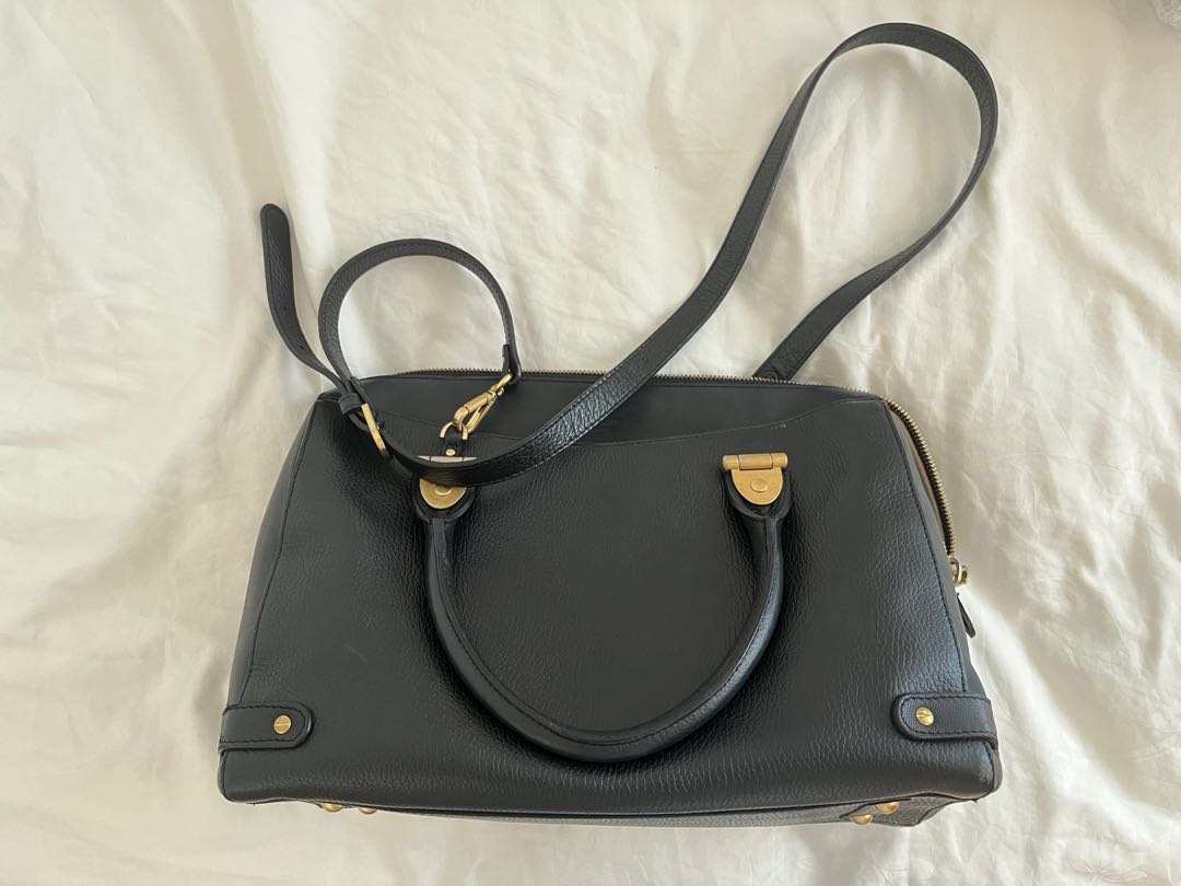 LK Bennett Rosamund Leather Satchel Medium black