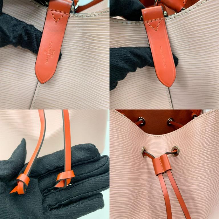 LOUIS VUITTON Epi Neo Noe MM Pink Orange Bucket Shoulder Bag M54370  Pre-owned