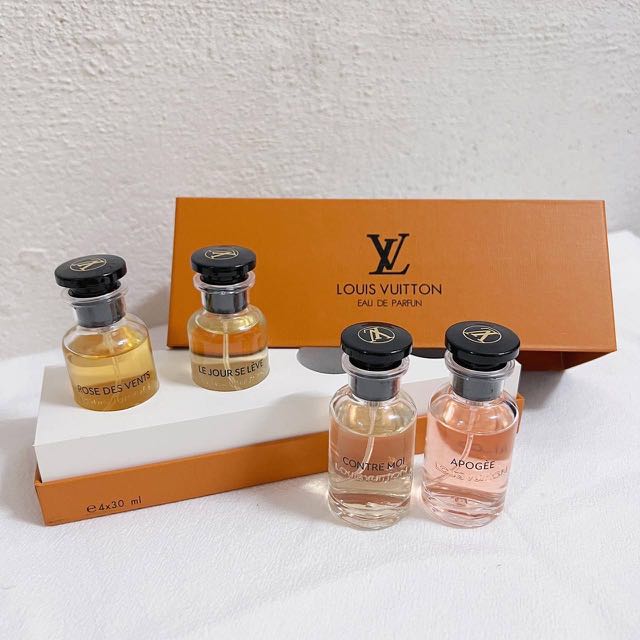 ORIGINAL] AUTHENTIC READY STOCK LV LOUIS VUITTON LES PARFUMS MINIATURE 7IN1  SET FOR WOMAN 7X10ML, Beauty & Personal Care, Fragrance & Deodorants on  Carousell