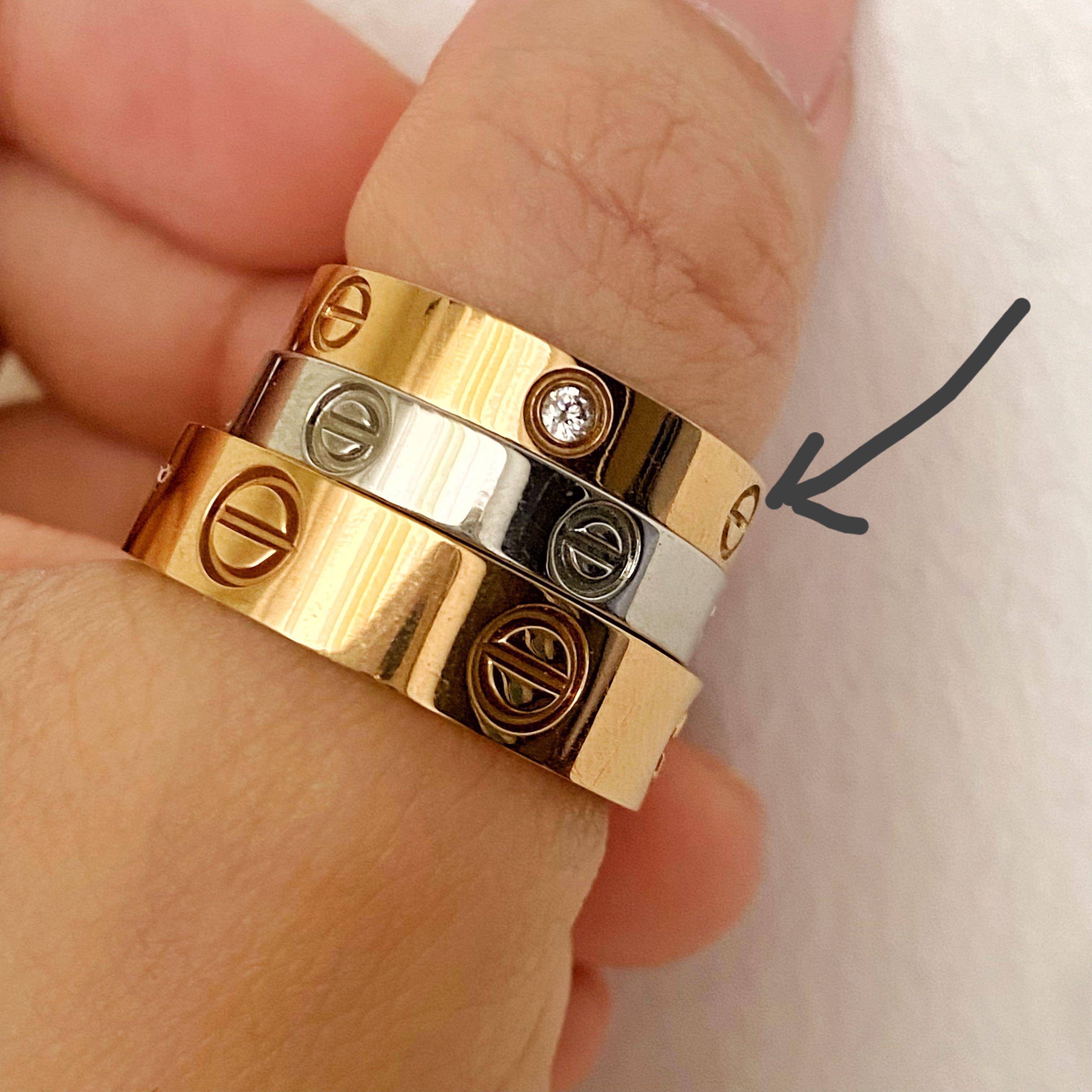 Love ring Women s Fashion Jewelry Organizers Rings on Carousell