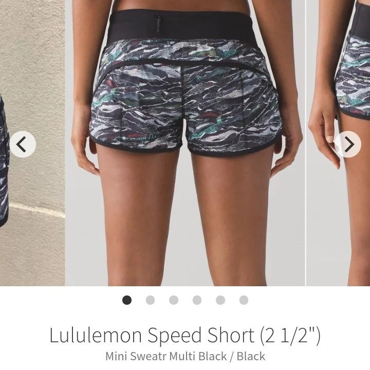 Lululemon Speed Up Short size2, Women's Fashion, Activewear on Carousell