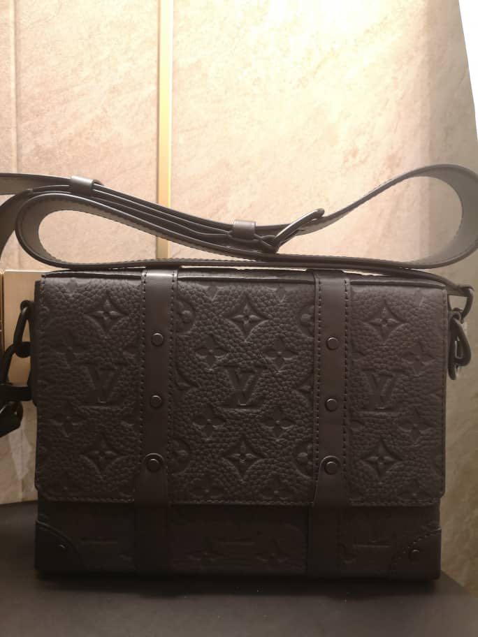 LV trunk messenger taurillon monogram bag, Men's Fashion, Bags
