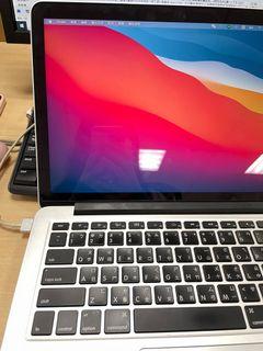 MacBook Pro Retina 128G 2015 13” (A1502) i5 2.7處理器 8GB記憶體 可面交