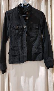 Mango black denim jacket
