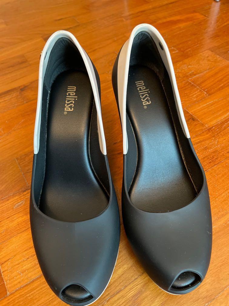 Melissa Open Toe Jelly Wedges EU37 Women s Fashion Footwear Wedges on Carousell