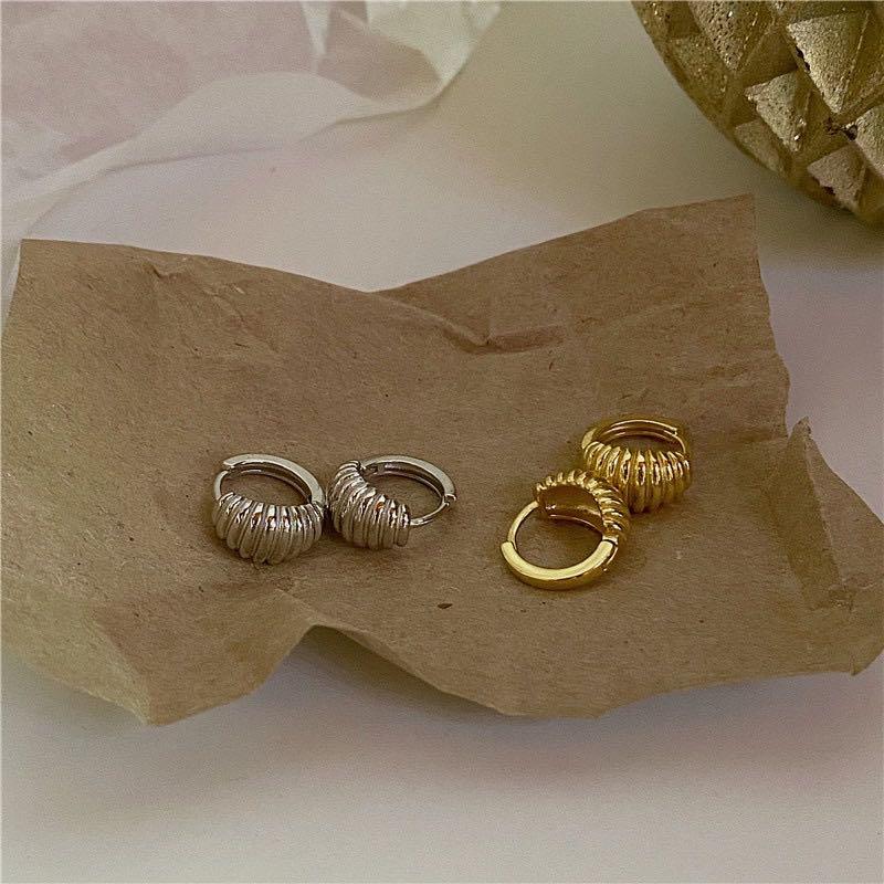 Mini French Horn Earrings Women s Fashion Jewelry Organisers