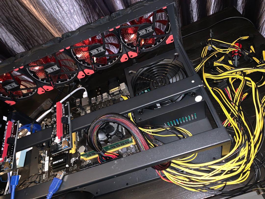 MINING RIG SETUP INCLUDING PSU, Computers & Tech, Parts & Accessories ...