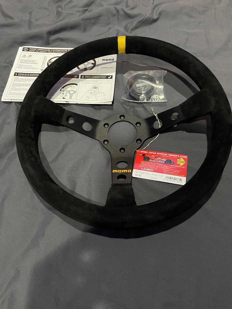 MOMO ステアリング 35パイ MOD.07 ブラック/スエード 【公式通販】