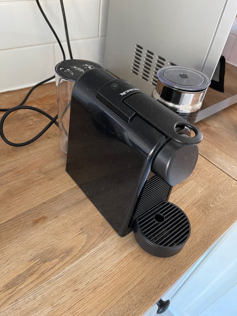 Nespresso Essenza Mini Piano Black Coffee Machine, TV & Home Appliances
