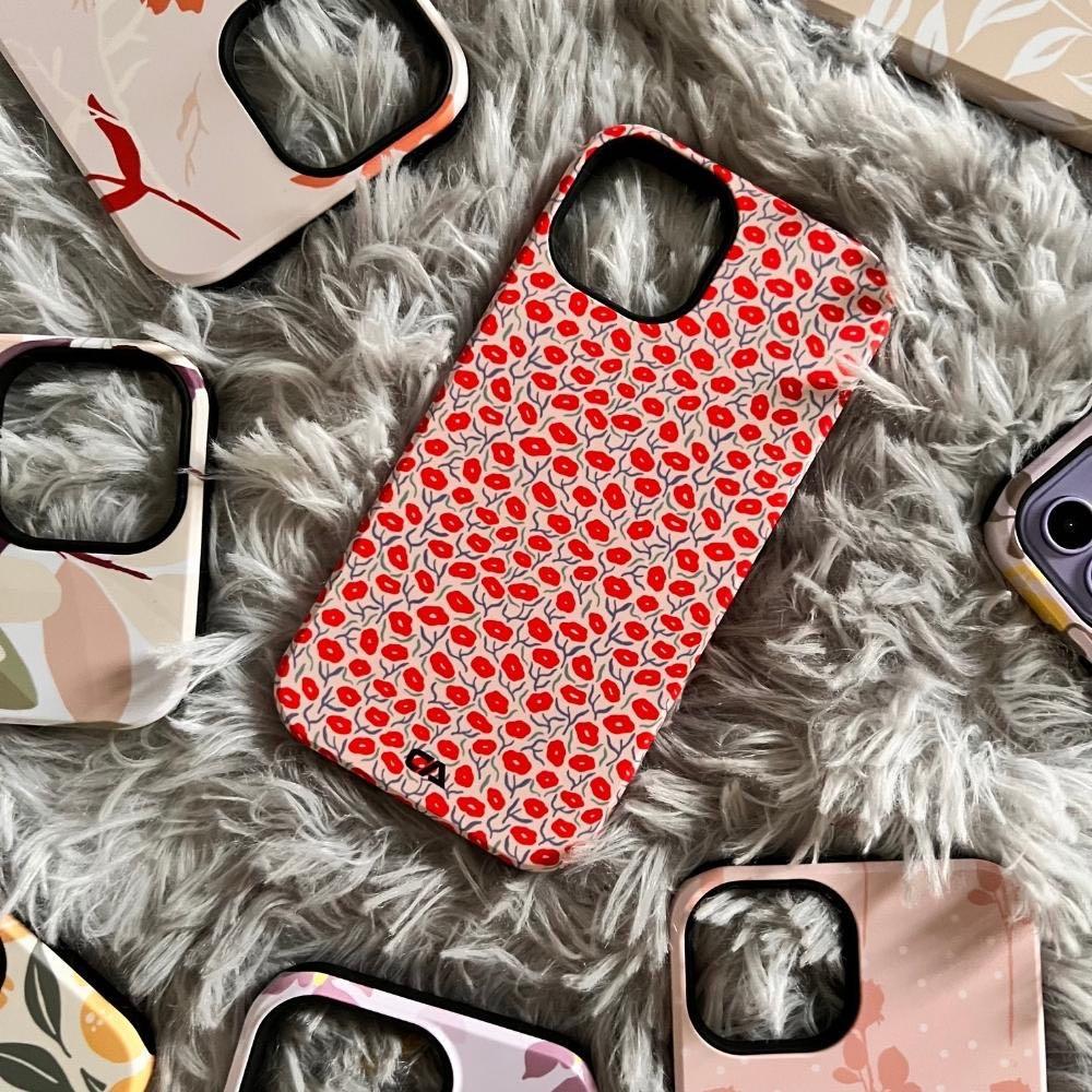 NEW! Casie (Malaysia) Matte Red Floret Case 13 Pro Max), Mobile Phones & Gadgets, Mobile & Gadget Accessories, Cases & Covers Carousell