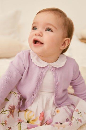 New Next Baby girl lilac cardigan 12 18 months Babies Kids