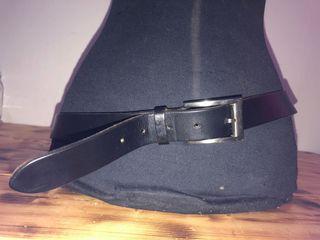 NEXT black leather belt for men