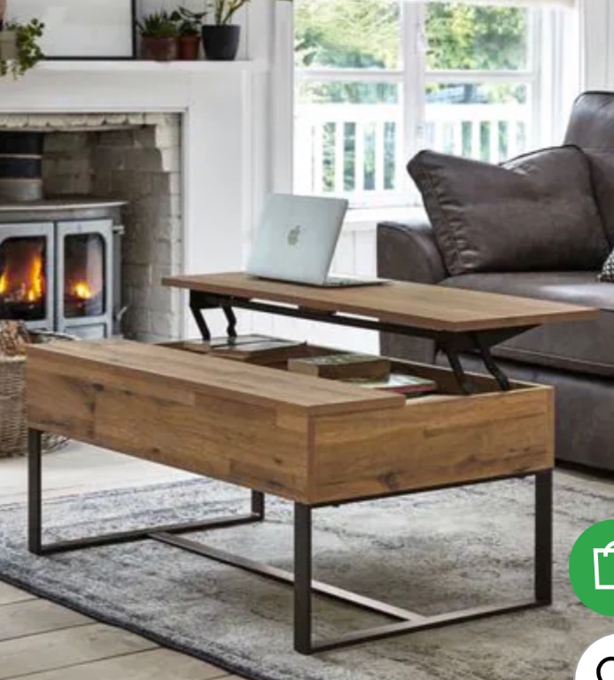 Next Bronx Rustic Oak Effect Coffee Table