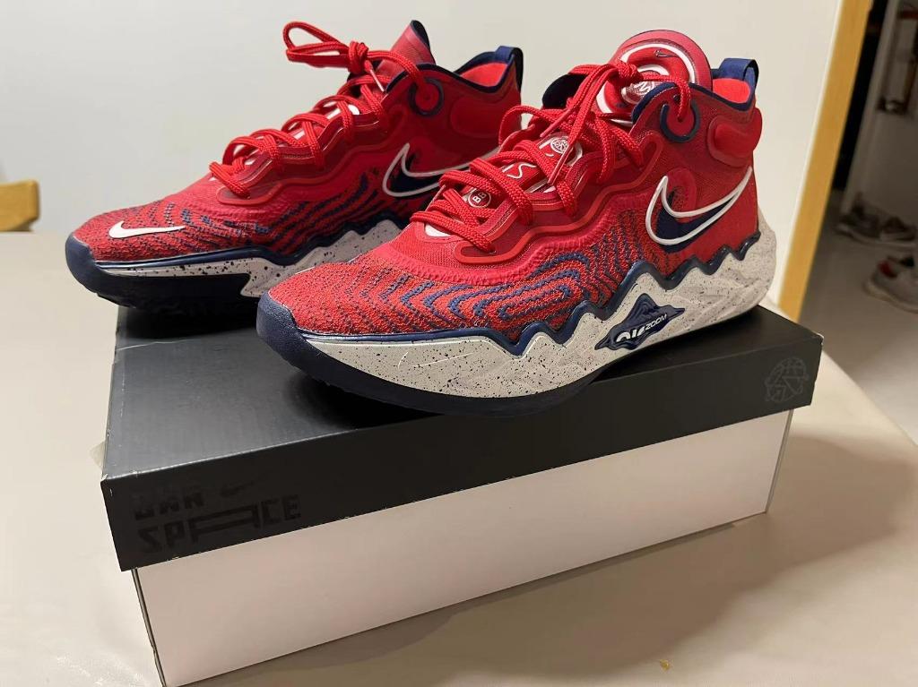 Red and white new arrivals nike zoom