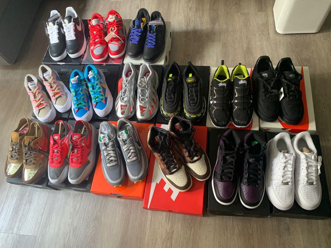 Nike Sneakers Clearing Sale Dunks AF1 Jordans Sacai KAWS BNDS Clearance