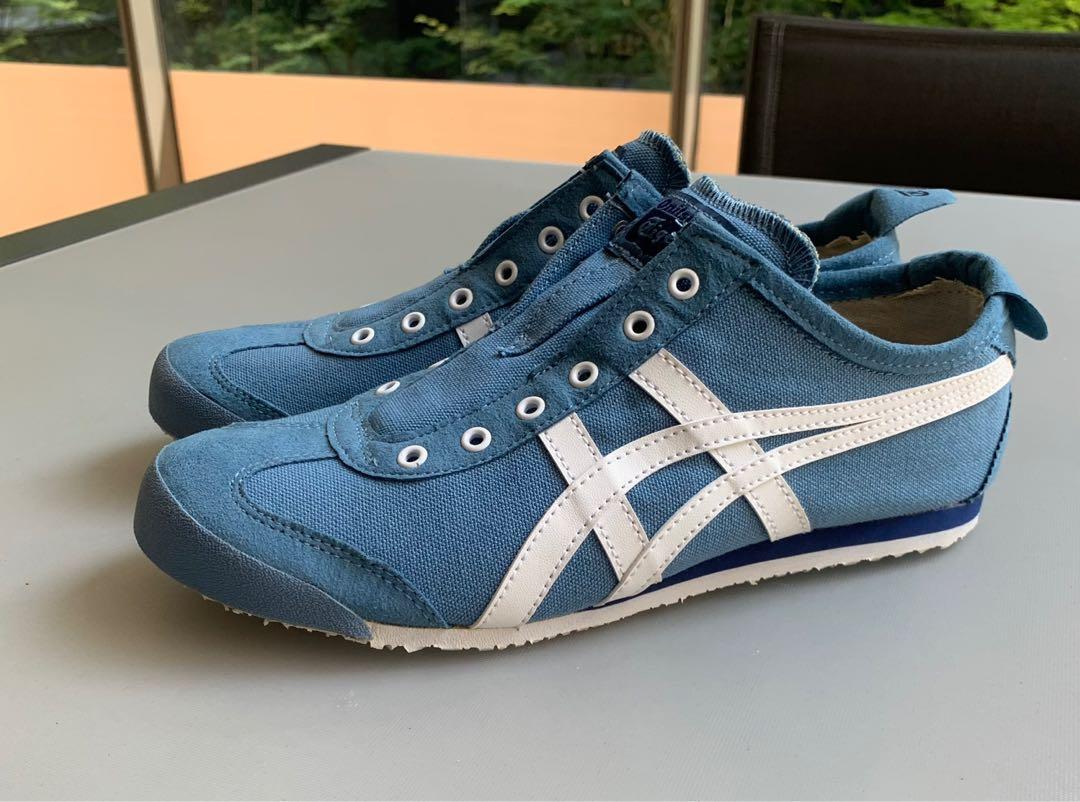 Onitsuka Tiger Blue slip ons Women s Fashion Footwear