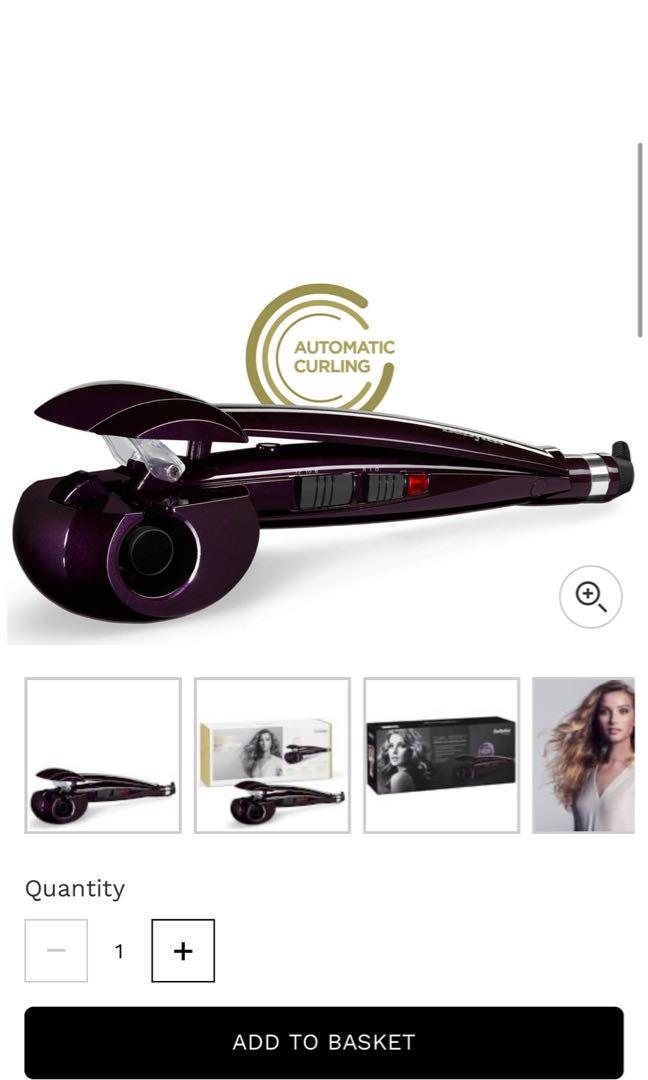 Original Babyliss Pro curler, Beauty u0026 Personal Care, Hair on Carousell
