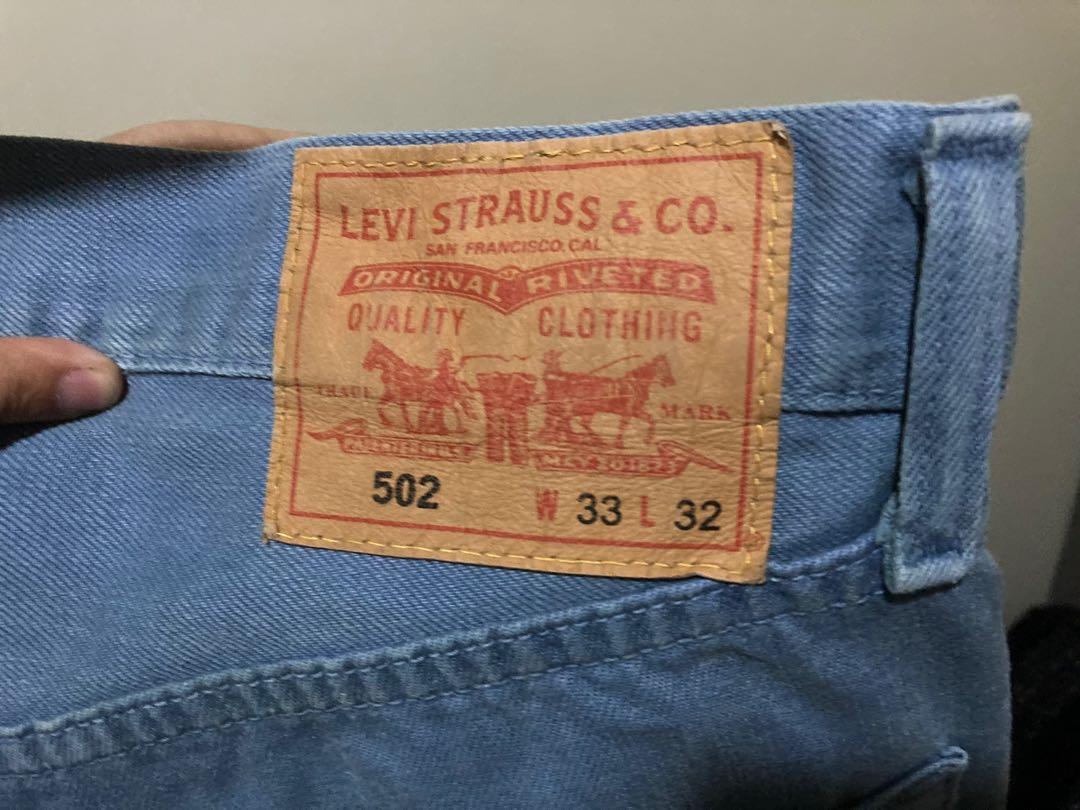 Original Levi's 502 Maong Pants, Men's Fashion, Bottoms, Jeans on Carousell