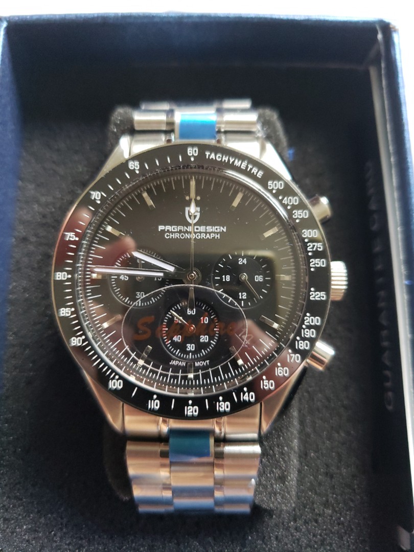 Pagani Design Omega Speedmaster Moonwatch Homage Men s Fashion