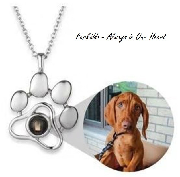 Puppy best sale paw necklace