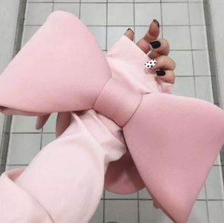 Pink Bow Party Bag / Clutch