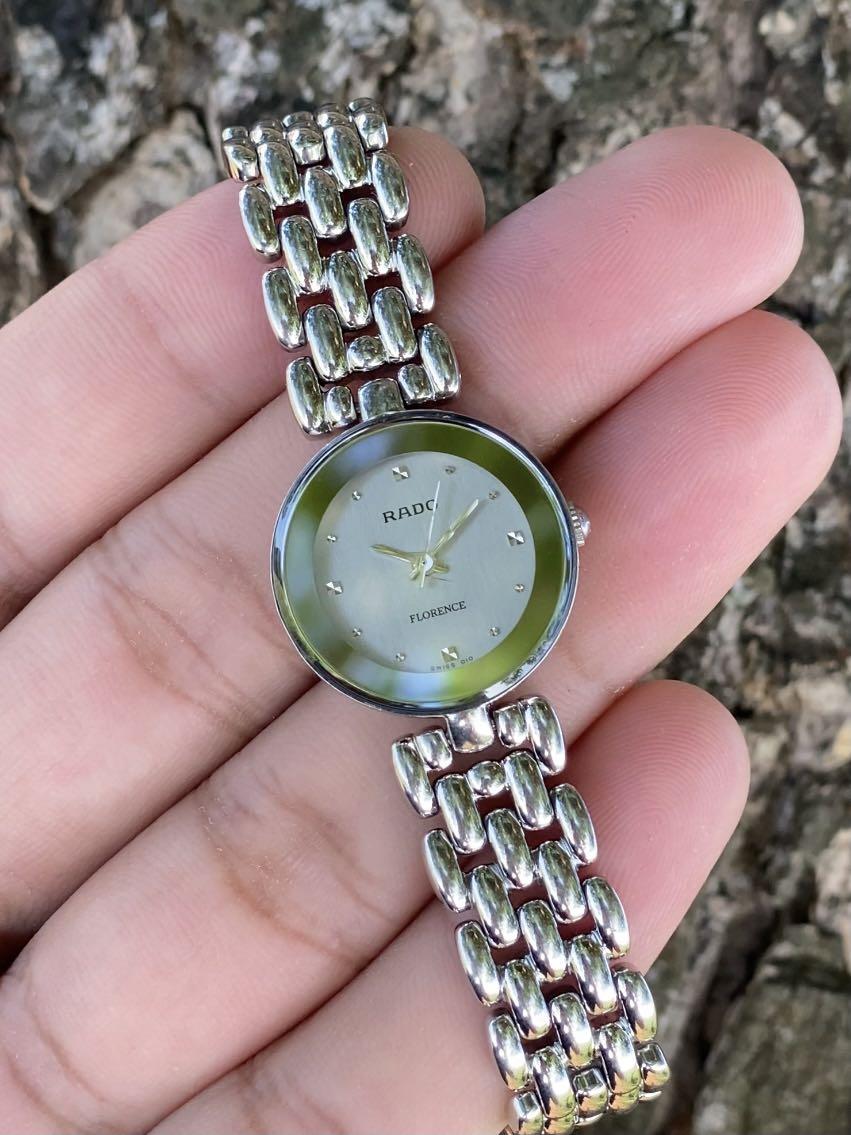 Rado florence silver top
