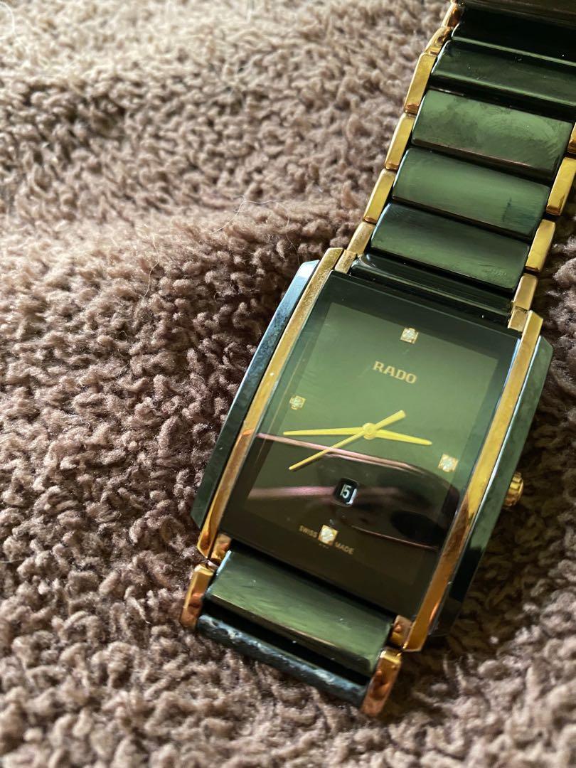 Rado gold sale and black