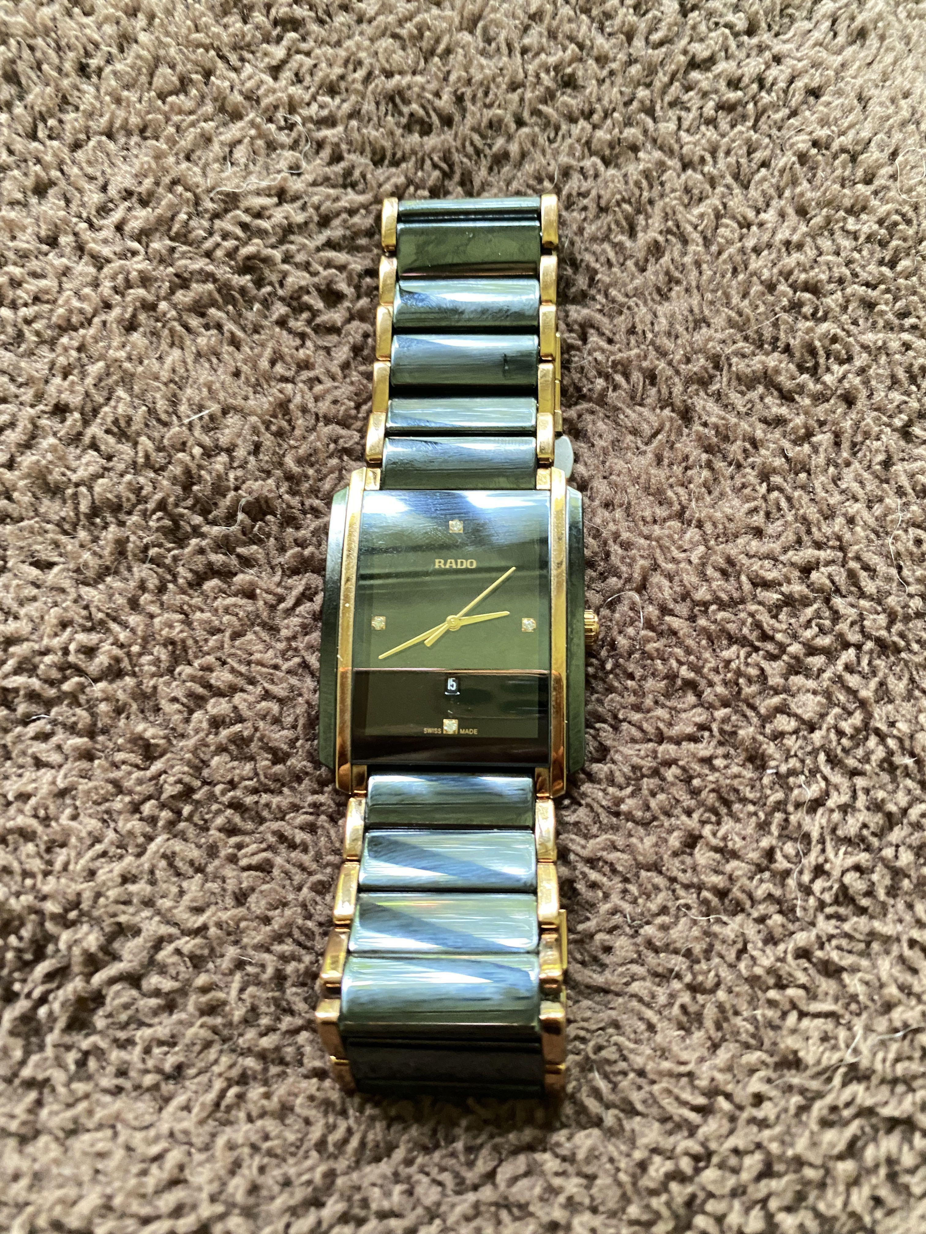 Rado black watch for ladies outlet
