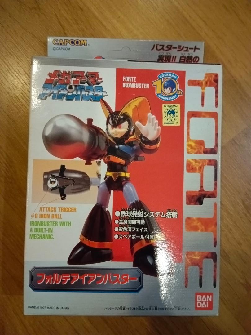 Rare Vintage 1997 Bandai Megaman Rockman 8 Mega Armor Series Iron Buster  Forte Figure Unopened MISB