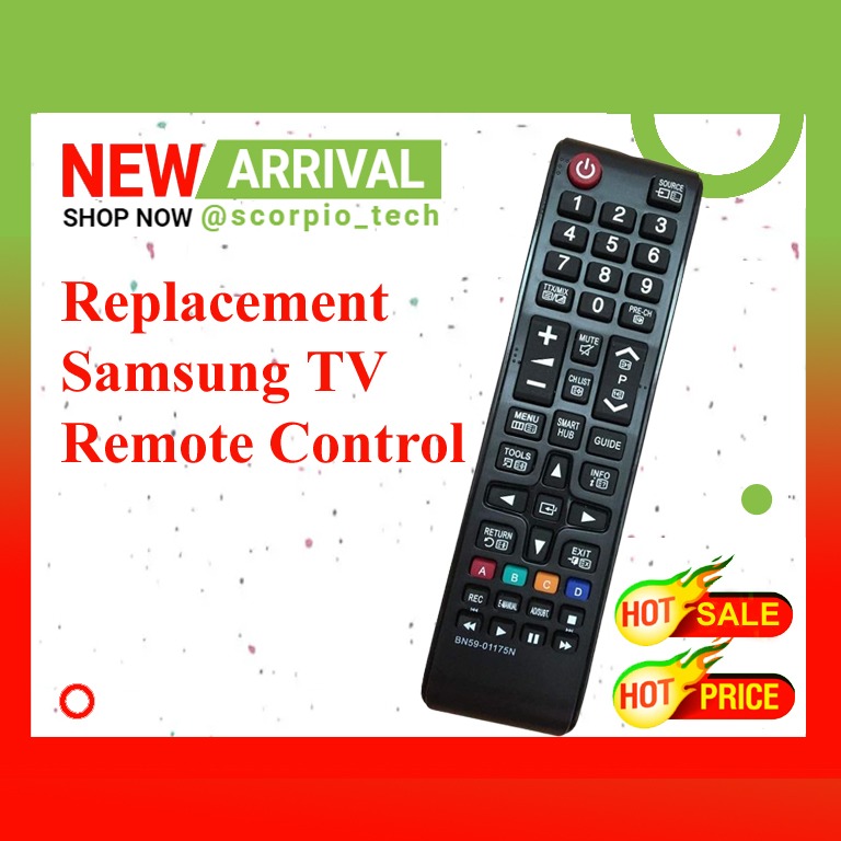 Replacement Samsung Tv Remote Control Bn59 n For Samsung Smart Tvs No Setup Required Samsung Tv Remote Control Un50h5500af Un55h6300af Un60h6300af Ps50b430p2w Ue40h6650sl Tv Home Appliances Tv Entertainment Tv Parts