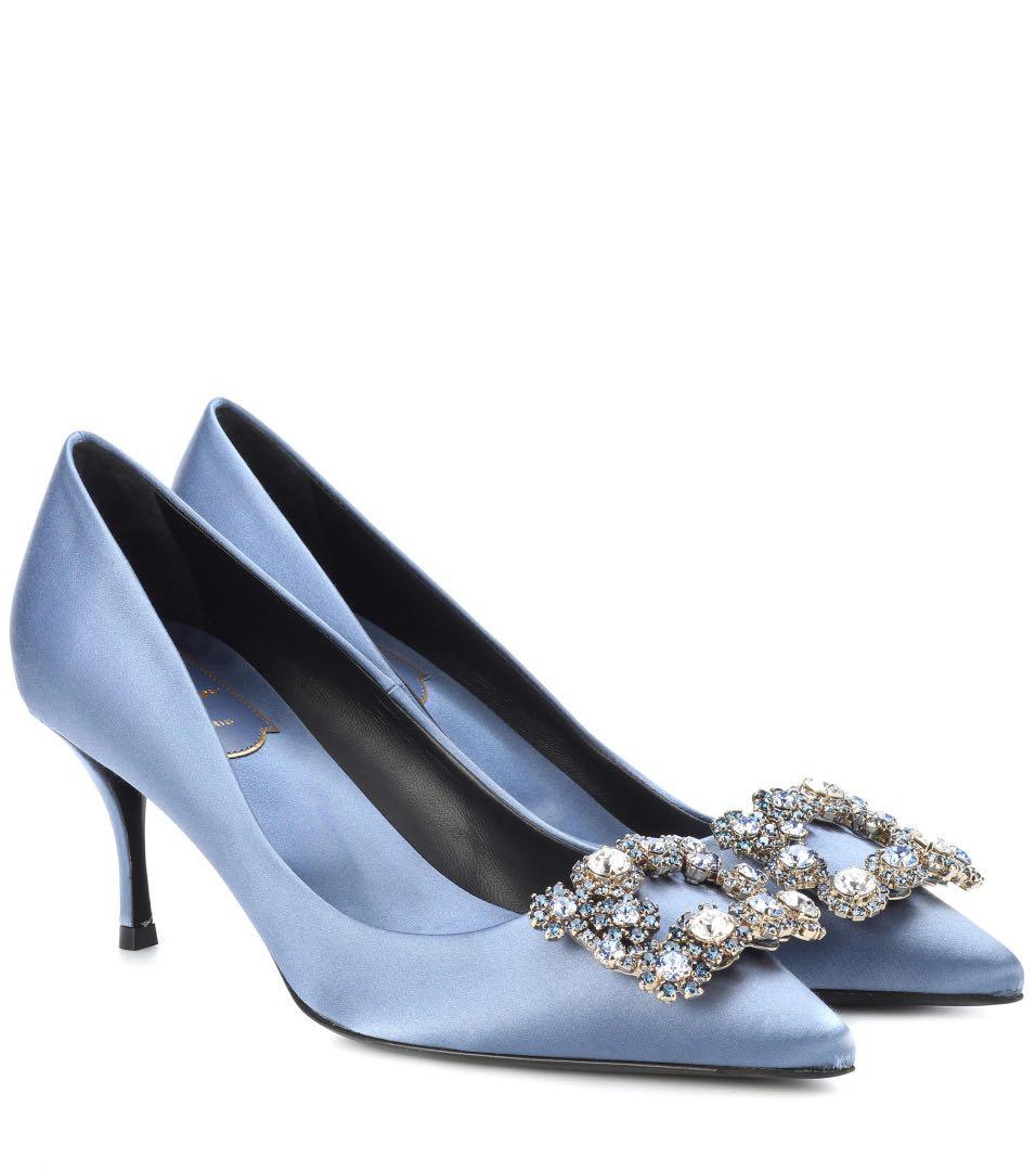 Roger vivier blue pumps top