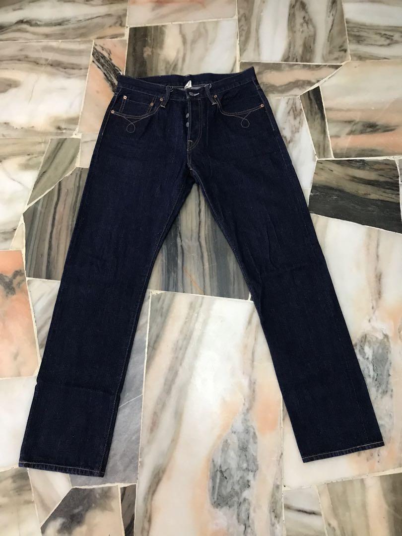 Rrl slim fit, Men's Fashion, Bottoms, Jeans on Carousell