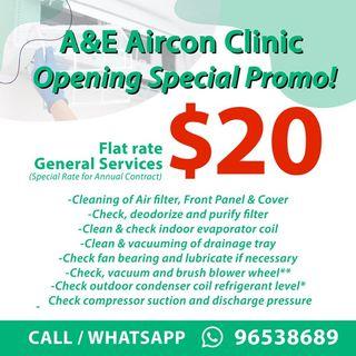 [SAME-DAY SERVICE] Aircon General Service Wash Gas Top Up Service Cleaning Repair 