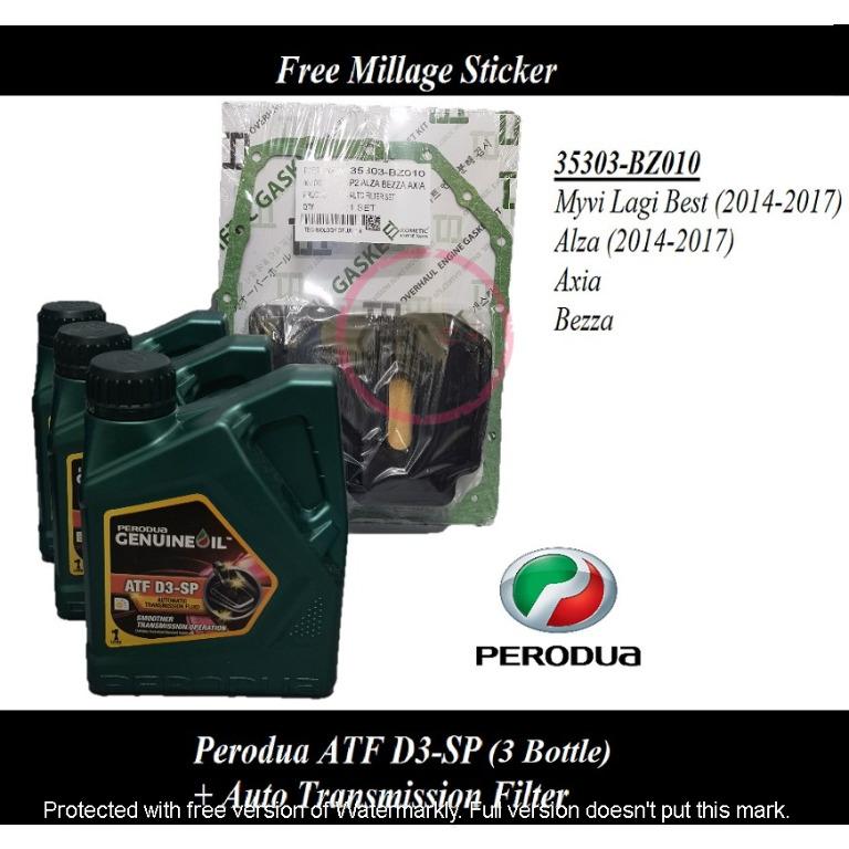 SC492 Minyak gearbox Automatic PERODUA ATF D3SP DIIISP with Auto
