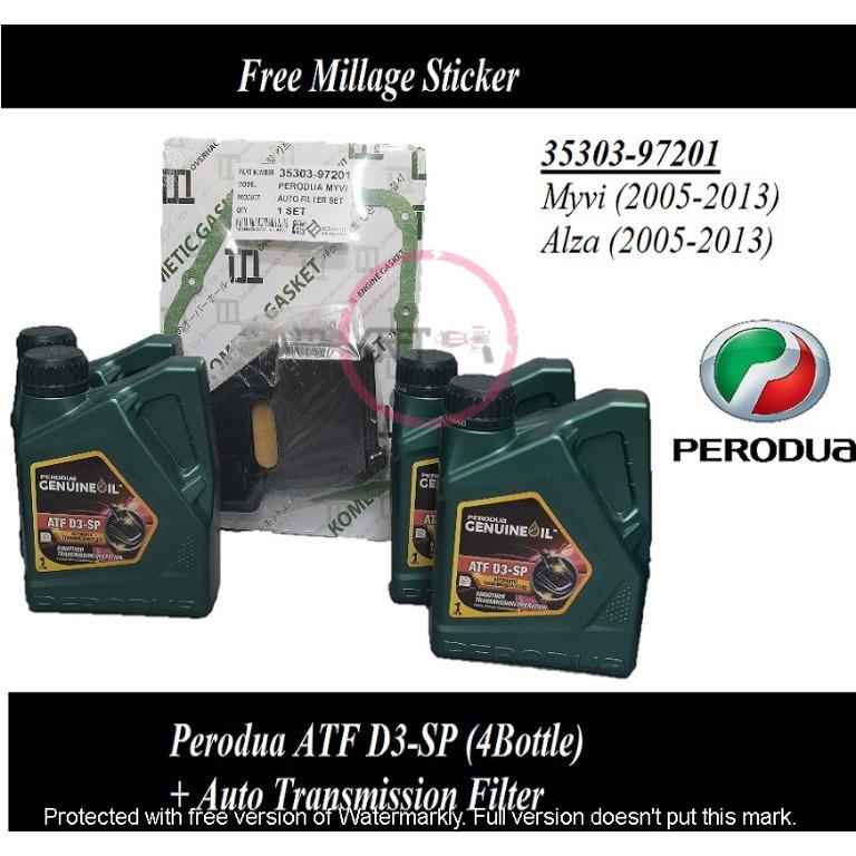 SC492 Minyak gearbox Automatic PERODUA ATF D3SP DIIISP with Auto