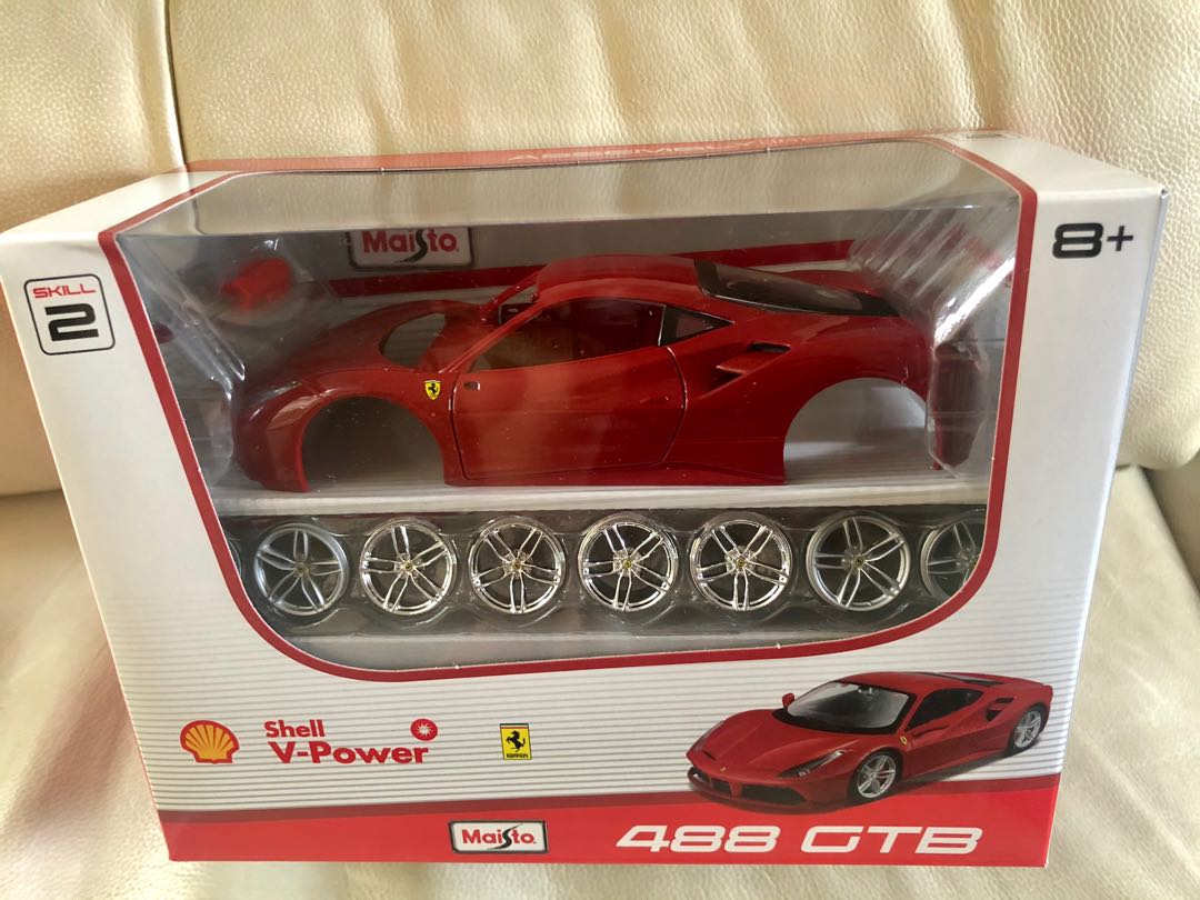 法拉利模型ferrari 4 Gtp X Shell V Power 1 24 跑車模型maisto Toy 跑車 興趣及遊戲 玩具 遊戲類 Carousell