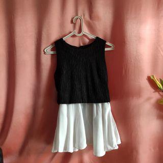 Sleeveless Top Black, tanpa lengan