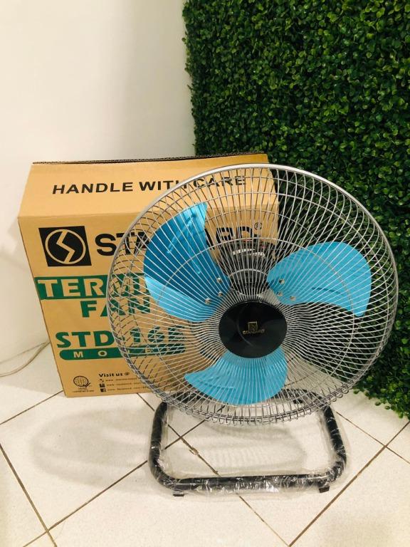 Standard 16" Industrial Ground Floor Fan Terminator STD-16E (Category: Fans) located in Makati City. Submitted by amtechnohub (Listing ID 1160761382, Image 2). Description: ✔ Direct supplier here ✔ Accepting bulk orders ✔ Sealed and brand new ✔ Can issue OR and sales invoice for reimbursement purposes ✔ Order now, deliver today policy ✔ 7 days guaranteed replacement for factory defects ✔ 1 year service warranty without physical damage ✔ Mode of p