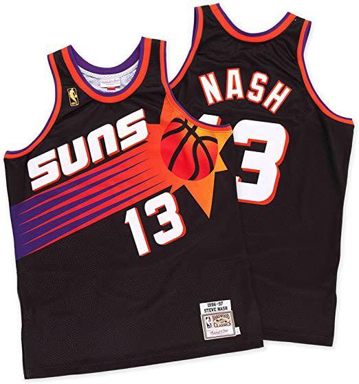 Mitchell & Ness Mens Steve Nash Phoenix Suns Swingman Jersey 'White' L