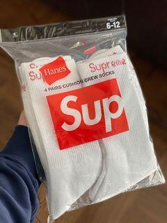 Supreme Hanes Crew Socks