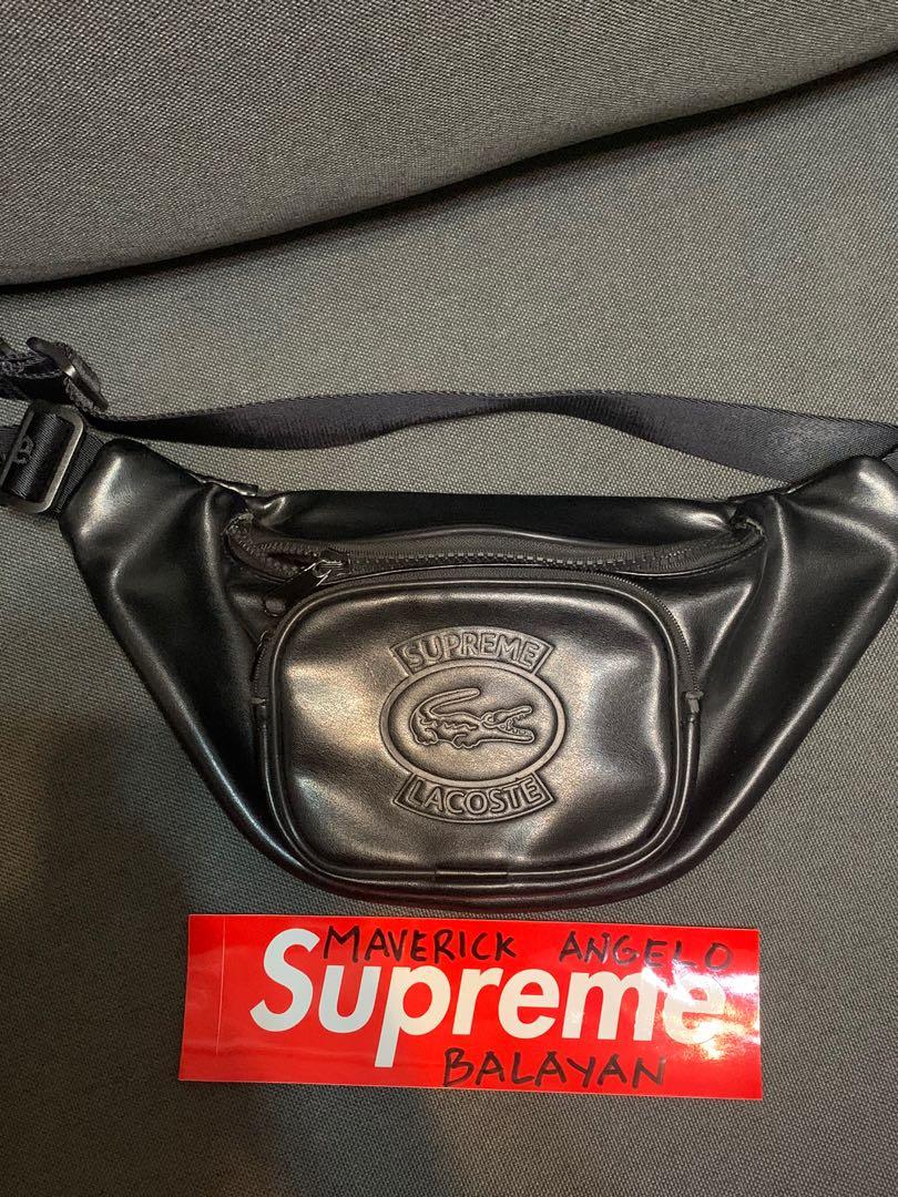 Lacoste x supreme bag hotsell