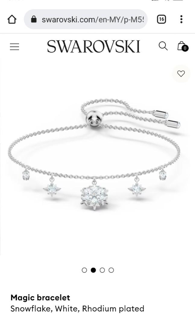 Swarovski snowflake bracelet store