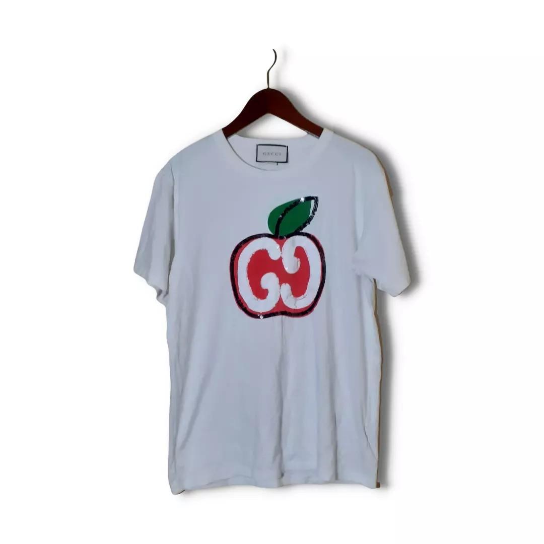T Shirt Gucci apple, Fesyen Pria 