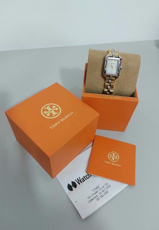 Tory burch 2tone TBW1102, Women's Fashion, Watches & Accessories, Watches  on Carousell